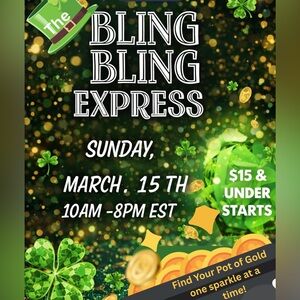 BLING BLING Express Live Show Listing Sunday, March 15th